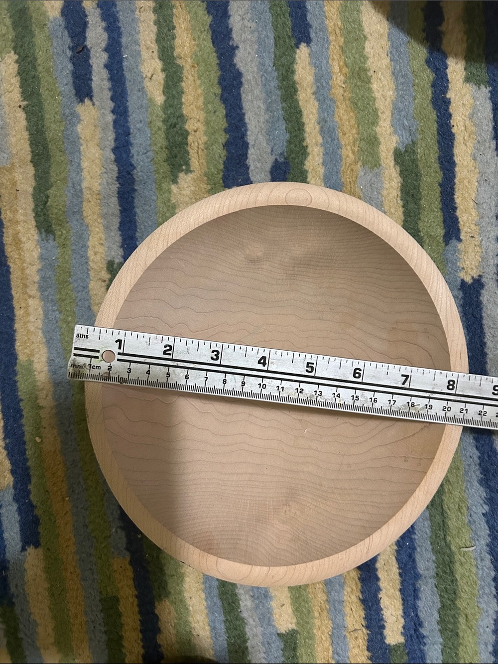 Weston Vermont turned maple 81/2 bowl